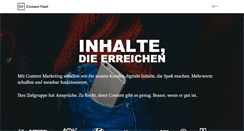 Desktop Screenshot of contentfleet.de